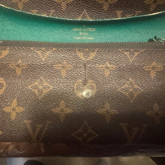 Louis Vuitton Brown Monogram Clutch - VERY USED! Please read the description!